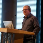 Prof. Tim Bruysten auf dem 27. Multimediatreff (Foto: Stefan Nitzsche)
